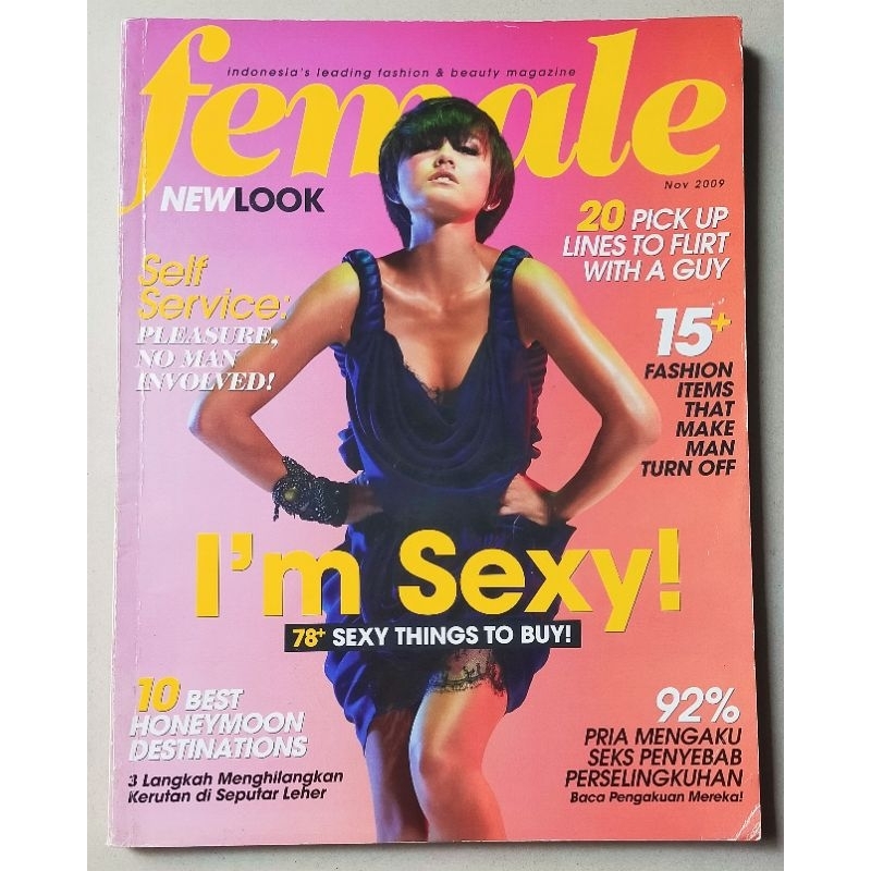 Majalah Female November 2009 : Cover Agnes Monica