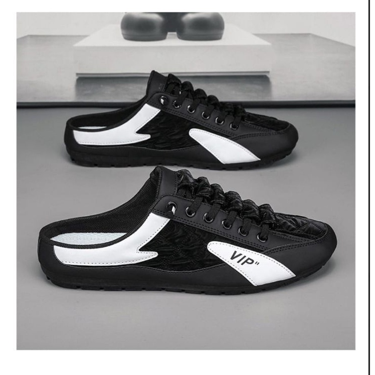 Murmer COD Slip On Mule Sneakers K31 Backless sneakers Trip Sepatu Olahraga Kasual Loafers Square To