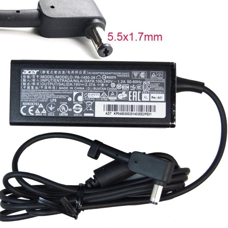 1212 MALL Adaptor Charger Laptop Acer Aspire 3 A311 A314 A315 A31111 A31131C64M A31421 A31431 A31432