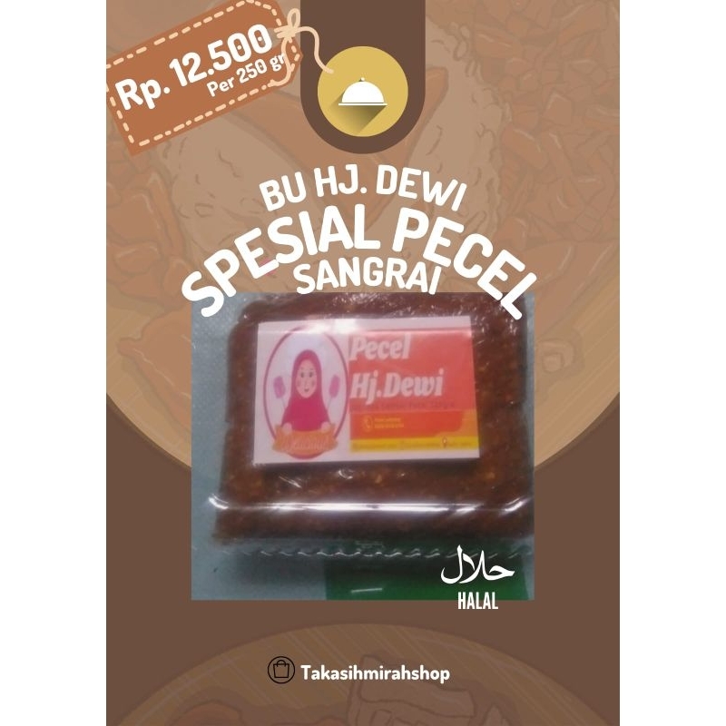 

Sambal Pecel (Sangrai) Hj. Dewi | Bumbu Pecel Sangrai | Bumbu Sambal Pecel Sangrai