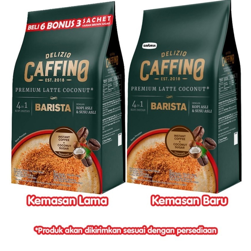 

CAFFINO Delizio Kopi Instan 4in1 Premium Latte Coconut 6 x 25 g