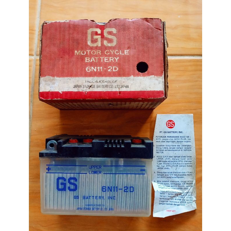 Aki Accu Honda c70 c700 c800 Original 6N11-2D GS 6volt 6v japan