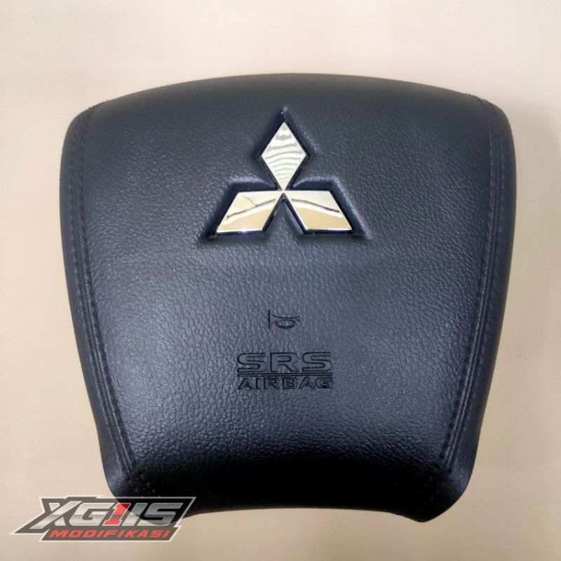 cover airbag setir stir  pajero sport, triton 2016, 2017, 2018, 2019, 2020, 2021 original - cover se