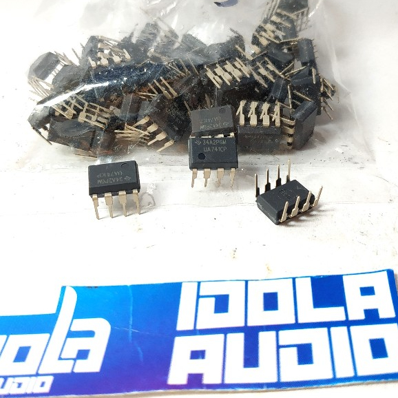 (IC) Integrate Circuit LM (UA) 741 CP ORI | IC LM741 UA Original / Asli