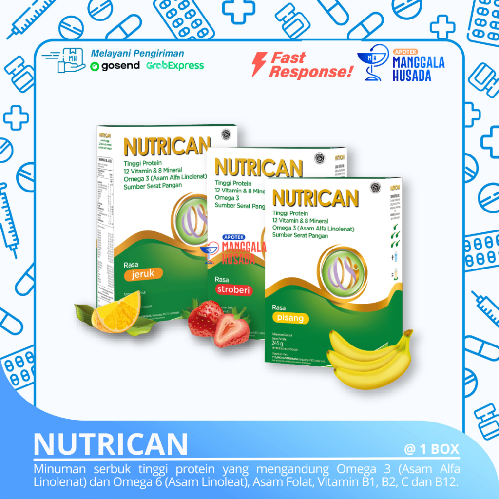 

NUTRICAN NUTRISI TINGGI PROTEIN PER BOX @ 245 GR
