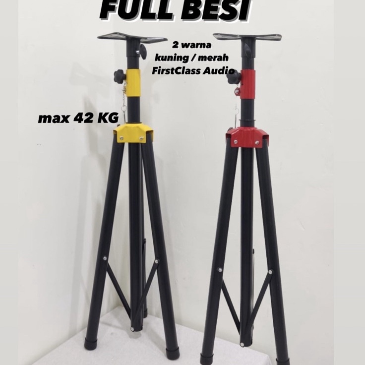 M PROFESSIONAL STAND SPEAKER BESI FIRSTCLASS ST88 W satuan ST 88W 88 W  Stand speaker full besi Supe