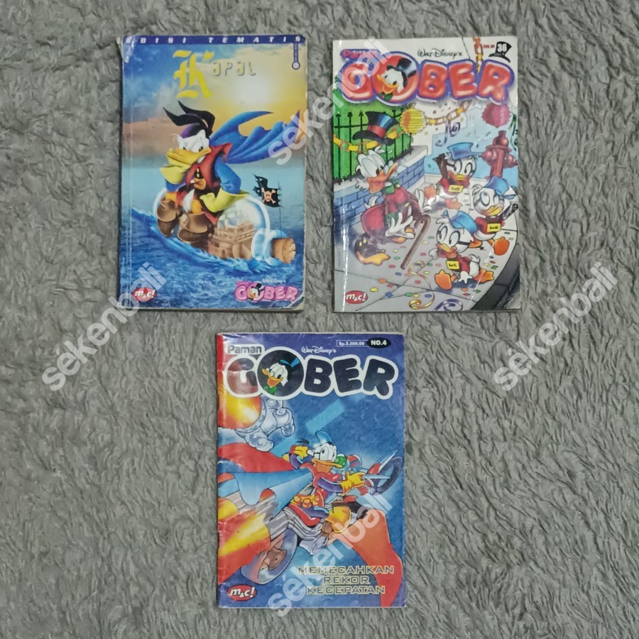 Komik Paman Gober Edisi Tematis Vol. 6 Kapal - Vol. 4 - Vol. 36 Jadul - Donal Bebek