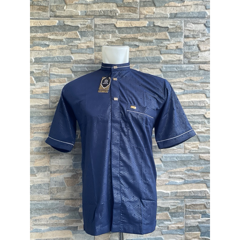 Baju taqwa modern pria koko tabarruk exclusive lengan pendek warna
