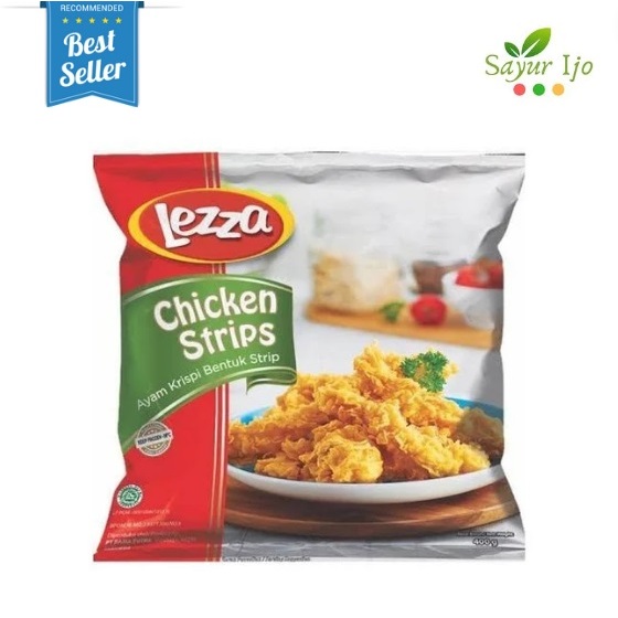 

LEZZA Chicken Strips 400 Gram Fresh Frozen Daging Ayam Krispi Segar