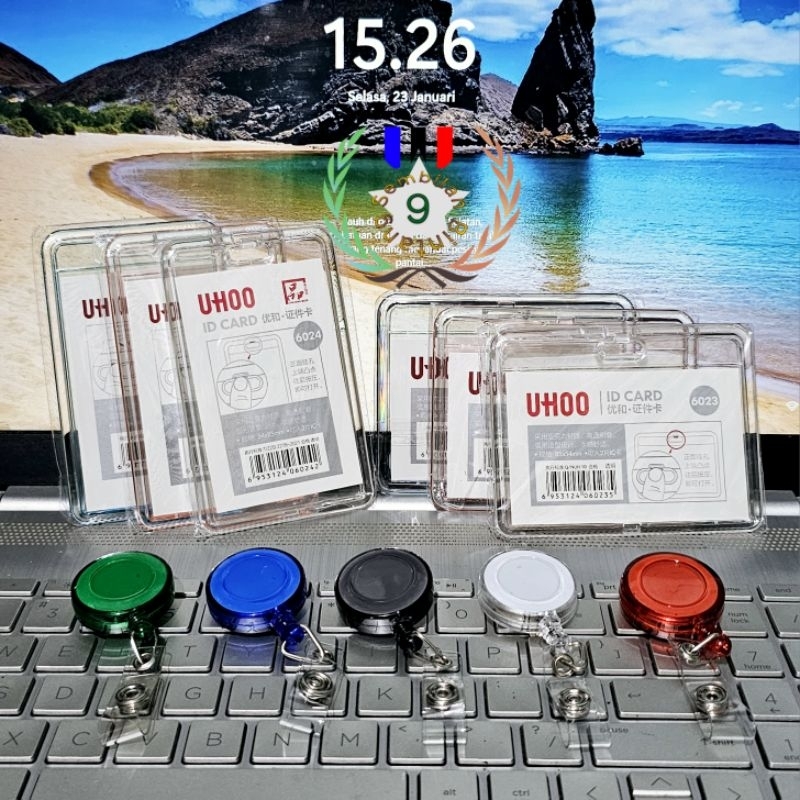 

Tempat Id Card Akrilik Bening Transparan + Yoyo Id Card Holder Id Card Akrilik Transparan 2 Sisi