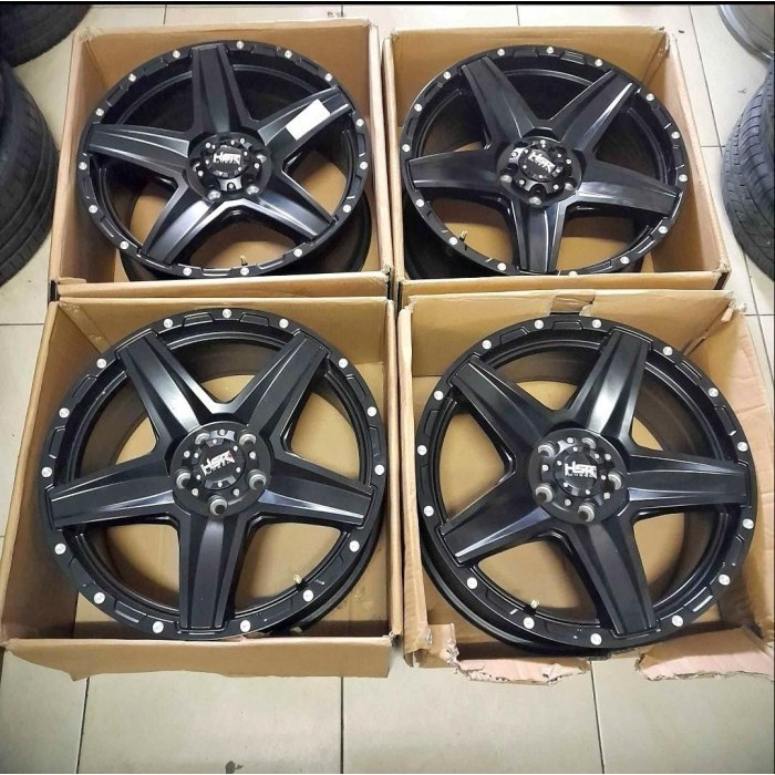 Velg Seken LANDMARK HSR Ring 18X8 Baut 5 pnp Inova,Terios,Rush,Xtrail dll