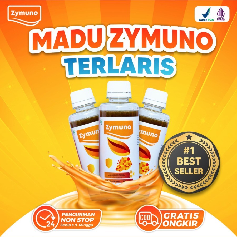 

ZYMUNO ASLI Herbal Madu Imunoterapis Benjolan Kanker Miom Kista Tumor