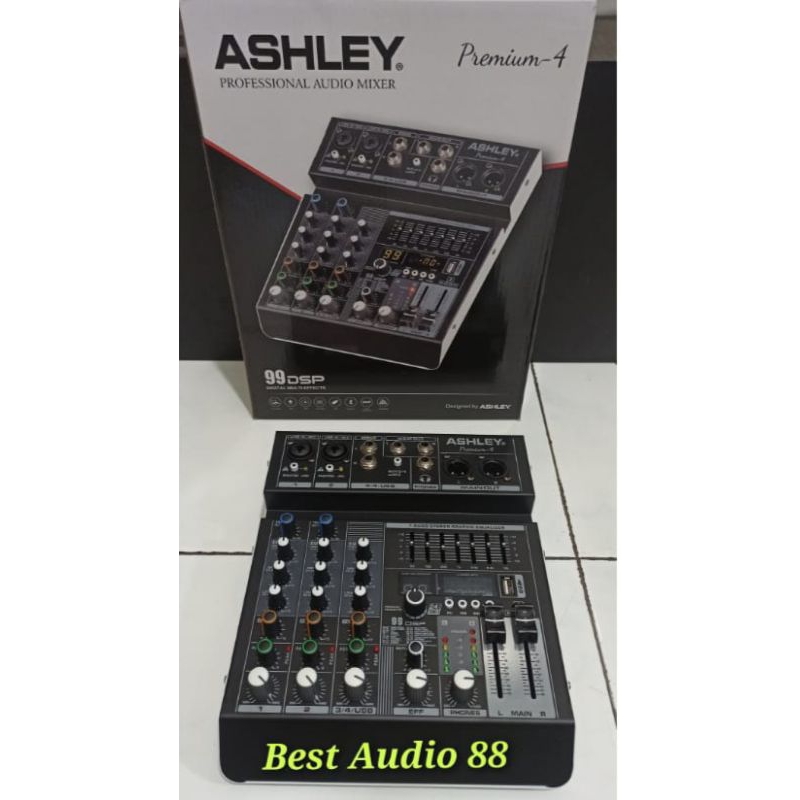 Mixer sound system Ashley 4 channel 4channel Premium 4