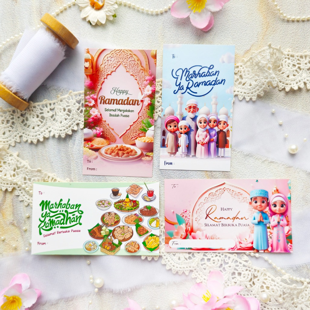 

Sticker stiker label RAMADAN / BUKA PUASA / BERBUKA PUASA / LEBARAN RAMADHAN KAREEM / IDUL FITRI GREATING CARD [READY STOK]