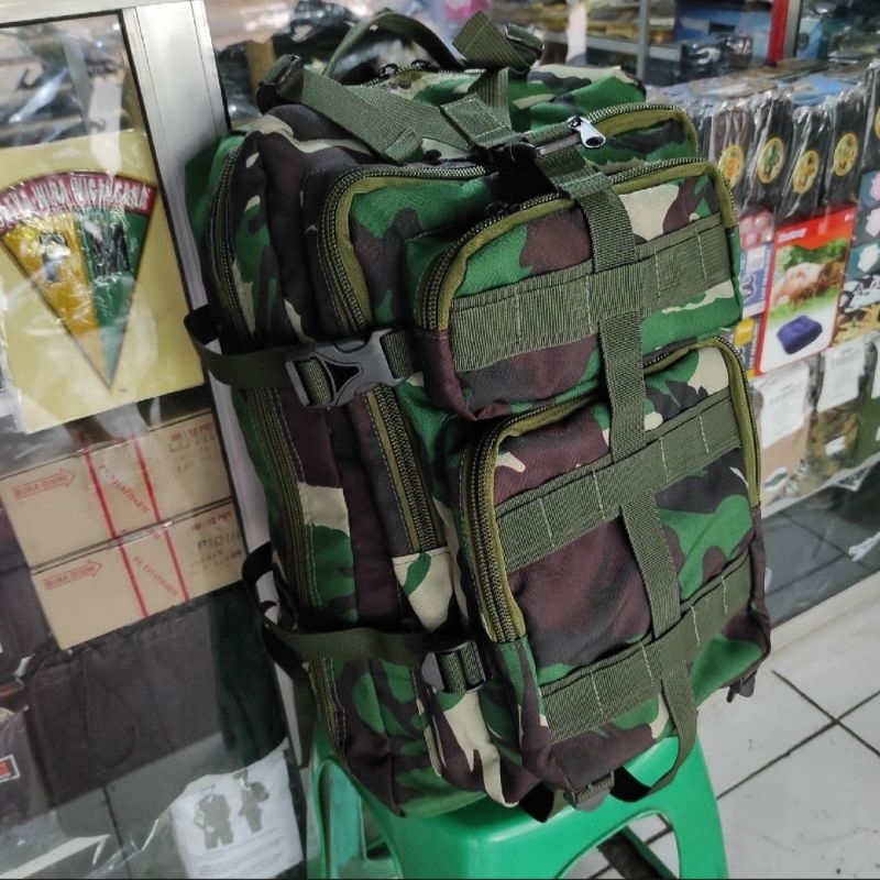 Tas Libanon Loreng Malvinas / Tas Punggung Kecil Loreng / Tas Rangsel Army