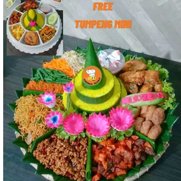 

Tumpeng Nasi Kuning/Nasi liwet/Nasi ungu/Nasi ijo/Tumpeng nasi kuning promo