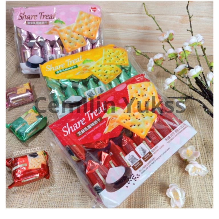 

Swip up Bairong Share Treat Biscuit 3gr isi 16Pack