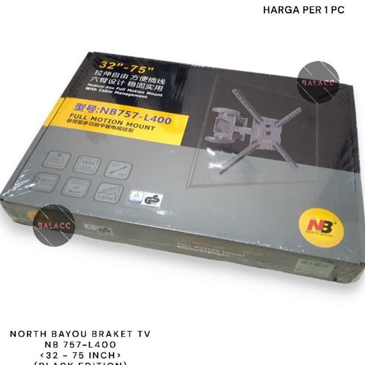 Ready Braket Tv NORTH BAYOU NB 757  L4 Bracket TV Swivel 32  7 inch  NB P5  NB Bracket TV LCD LED NB