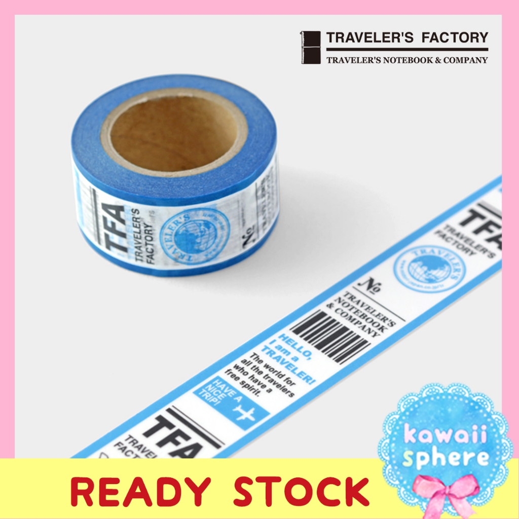 

Air Pattern | Travelers Factory Original Washi Tape | Masking Tape Traveler's Notebook