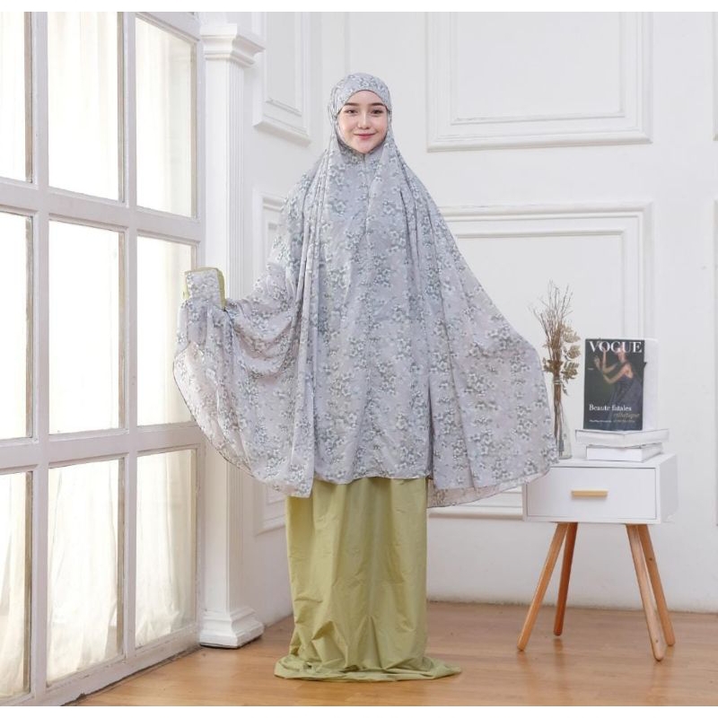 Mukena Mini Motif Parasut Premium Korea
