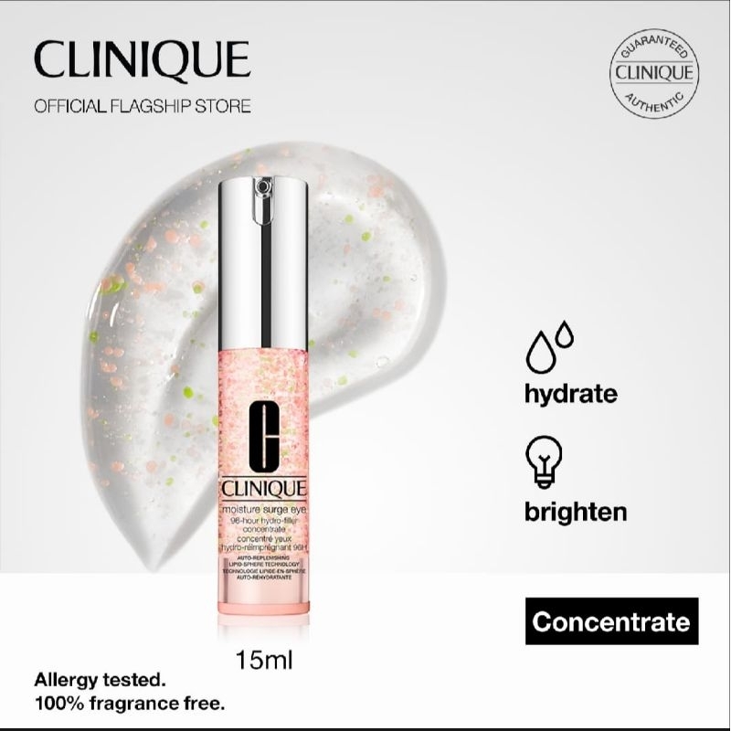 Clinique Moisture Surge Eye 96-Hour Hydro-Filler Concentrate 15ml - Krim Mata