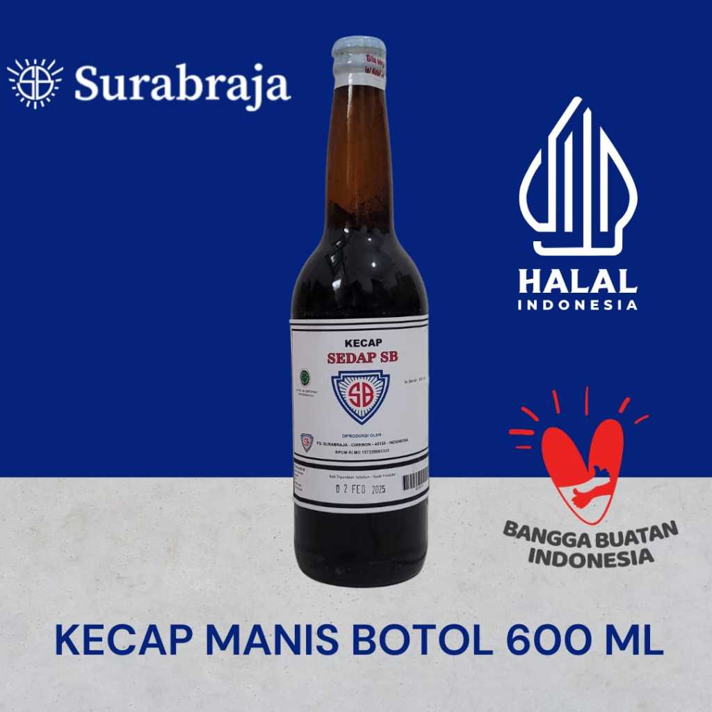 

KECAP MANIS SEDAP SB BOTOL 600 ML