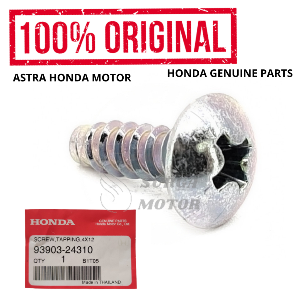 Screw Tapping 4x12 Obeng Plus Baut Skrup ADV150 Beat Pop Sporty CB150 Verza Streetfire Karisma Revo 