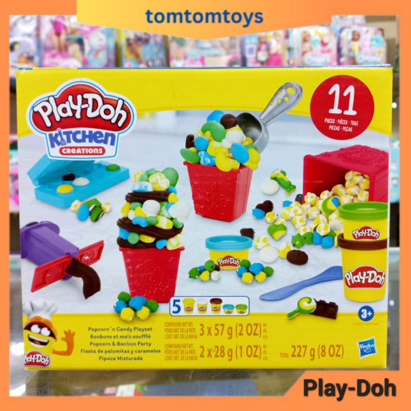 PLAY-DOH POPCORN CANDY Plastisin PlayDoh Kitchen Creations