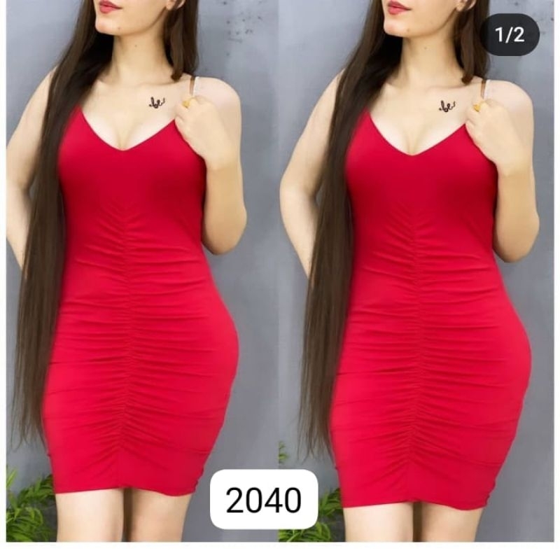 2040 dress big size dress scuba jumbo dress pesta jumbo