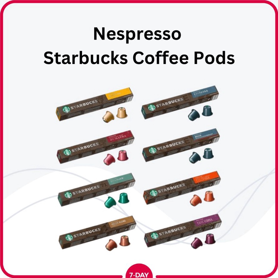 

D2289 STARBUCKS Nespresso 1 Capsules Ready Stock 1 Original