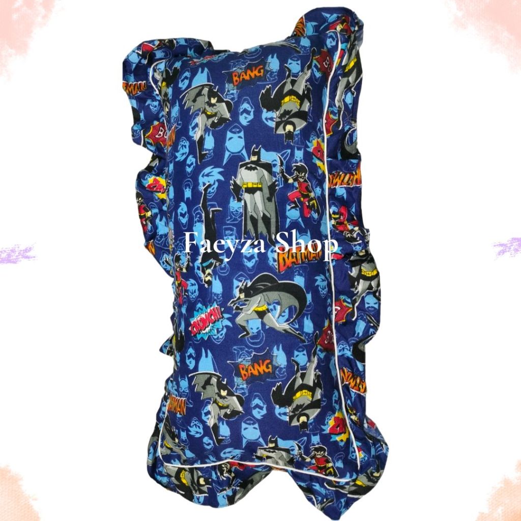 Sarung Bantal IMUT murah 30*60cm sarung bantal tidur ANAK (IMUT) sarung bantal resleting RUMBAI DAN 