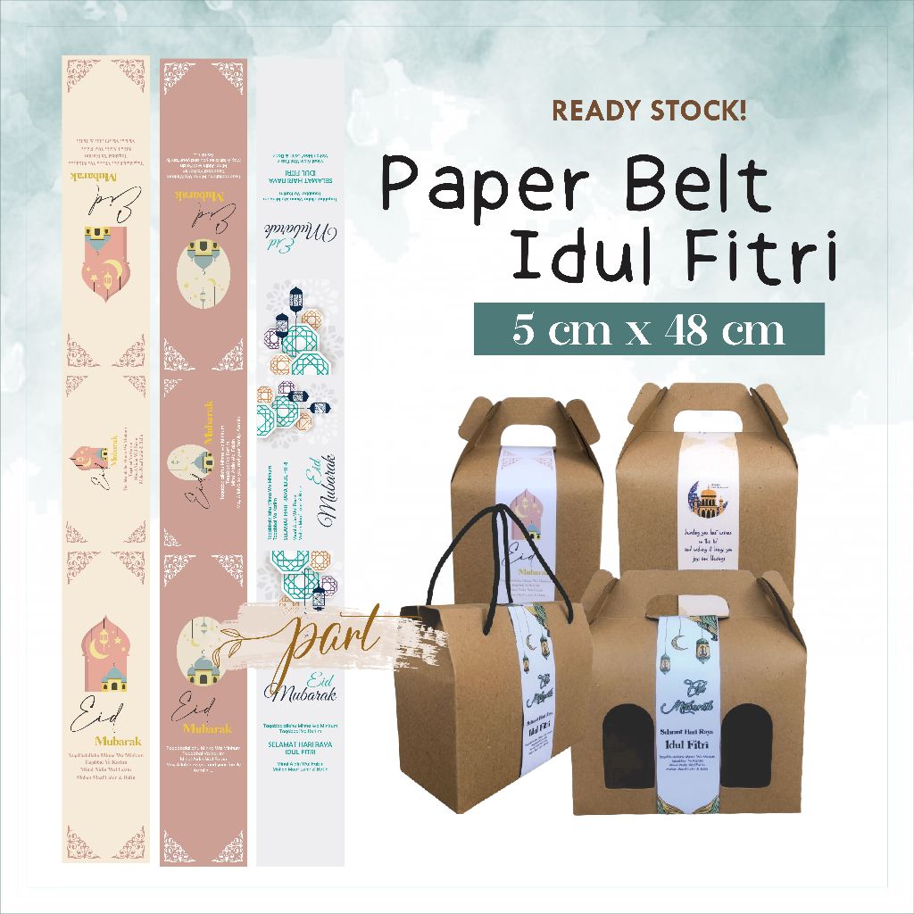 

[isi 5] Paper Belt Sleeve Idul Fitri uk. 5 x 48 cm