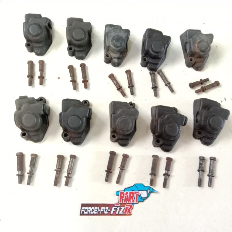 CAVER TUTUP POMPA OLI SAMPING SET BAUT ORIGINAL YAMAHA FIZR F1ZR FIZ FORCE1 ALFA SIGMA V80 V75 SUPER