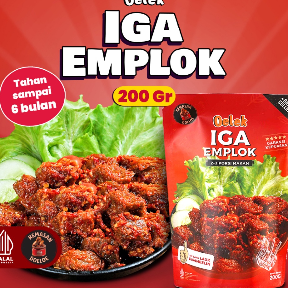 

Terbaru Iga Emplok Oelek 2gr Iga Mercon Iga Sambal Oseng Iga