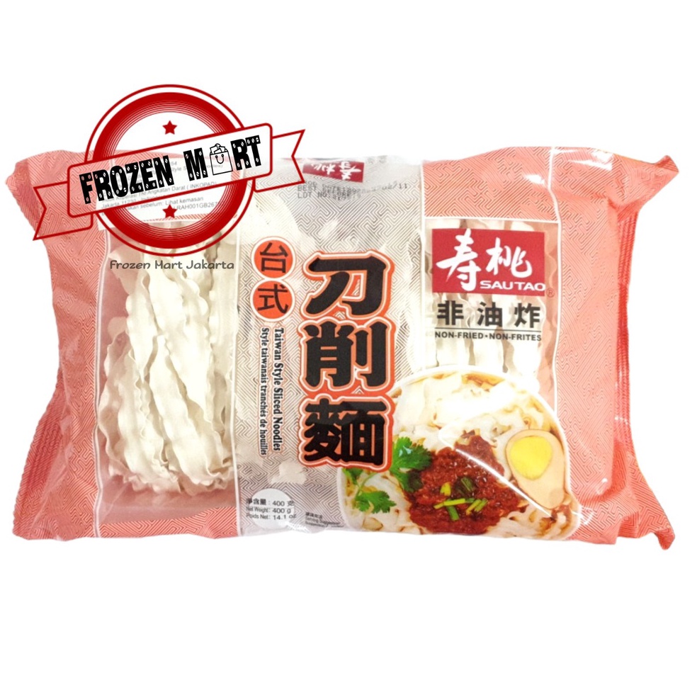 

NEW SAU TAO Mie Kering Gandum Taiwan Style Sliced Noodles 4Gr