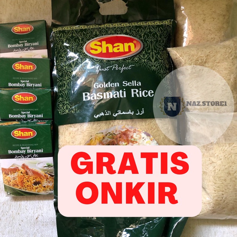 

SUPER DISKON Promo Paket Nasi Biryani Beras Basmati 1Kg 1 Kotak Bumbu Nasi Biryani