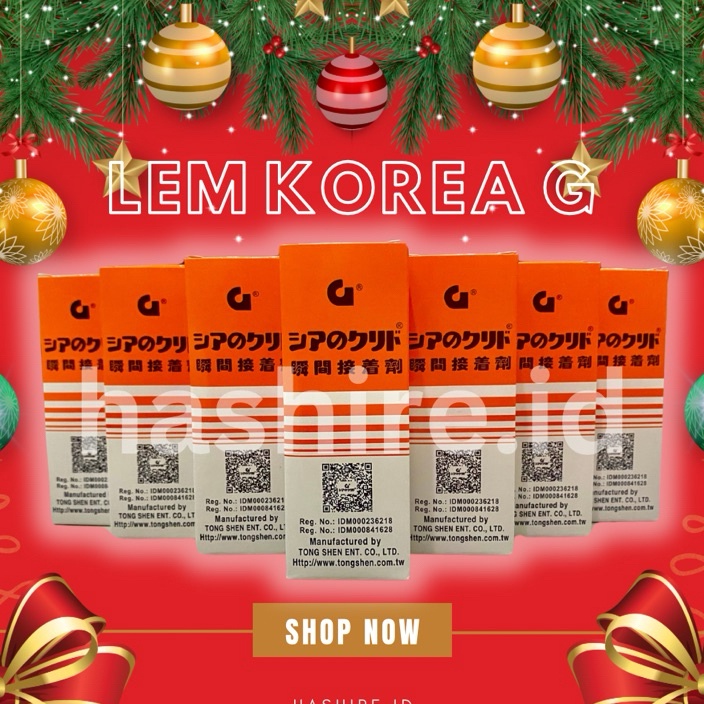 

55 COD Promo Lem Korea G BARCODE 1 Box isi 5 Pcsharga grosir 1 box Lem Korea G Barcode 1 box LEM G LEM KOREA G BARCODE