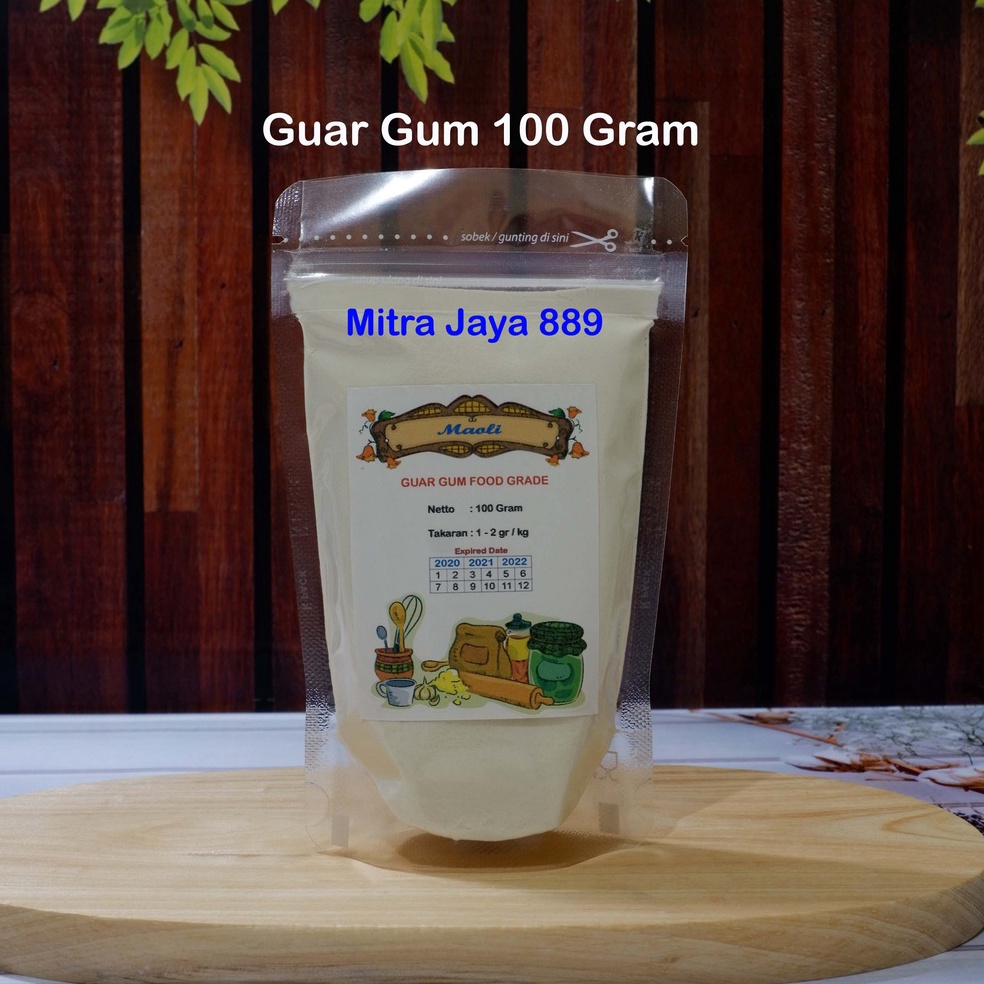

ORIGINAL Guar Gum Food Grade 1 gram Guargum Pengental makanan Guargum Barrel O Slime