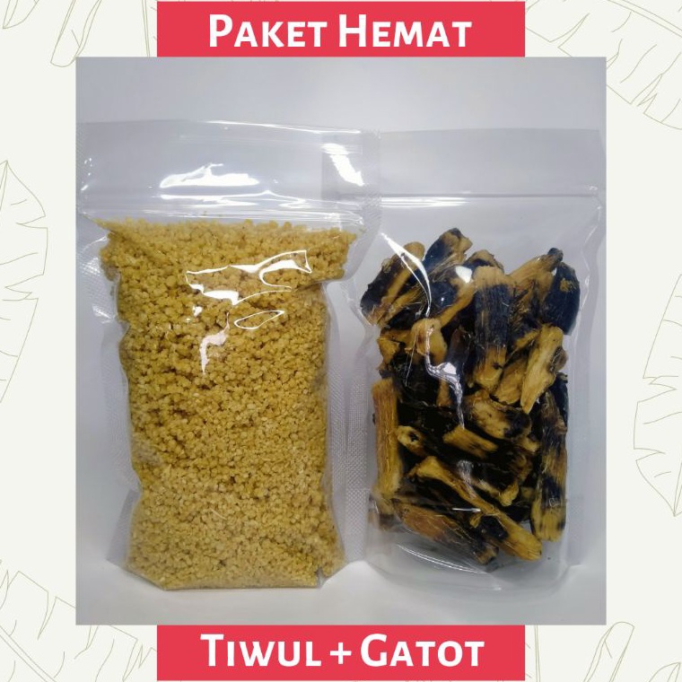 

MURAH LEBAY Paket Hemat Tiwul Instan Gatot Gaplek Singkong