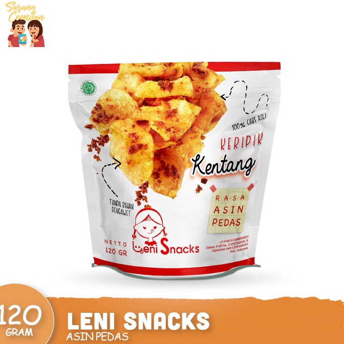 

New event Leni Snacks Keripik Kentang rasa Asin Pedas