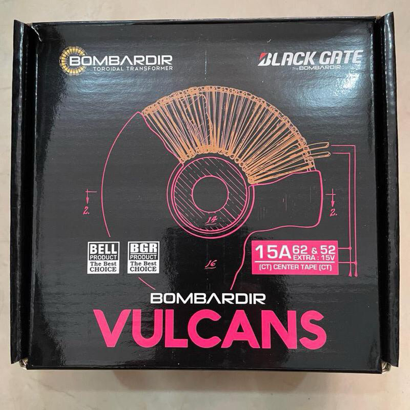 TRAFO DONAT 15A 62V-52V CT VULCANS BOMBARDIR TRAVO TOROID VULCANS BOMBARDIR 15 AMPER CT 65 VOLT BELL