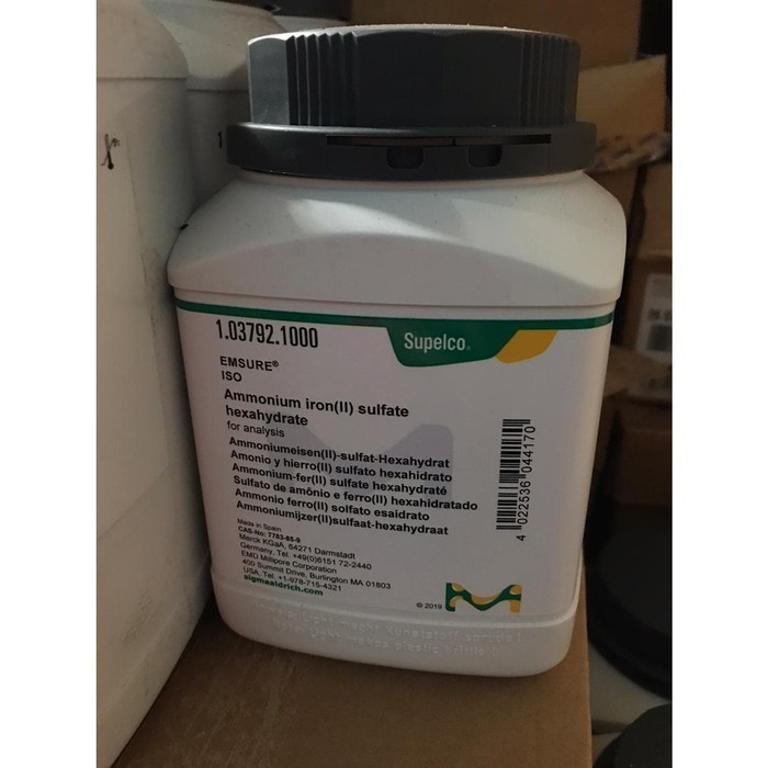 Ammonium Iron (II) Sulfate Hexahydrate 1.03792.0500 Merck