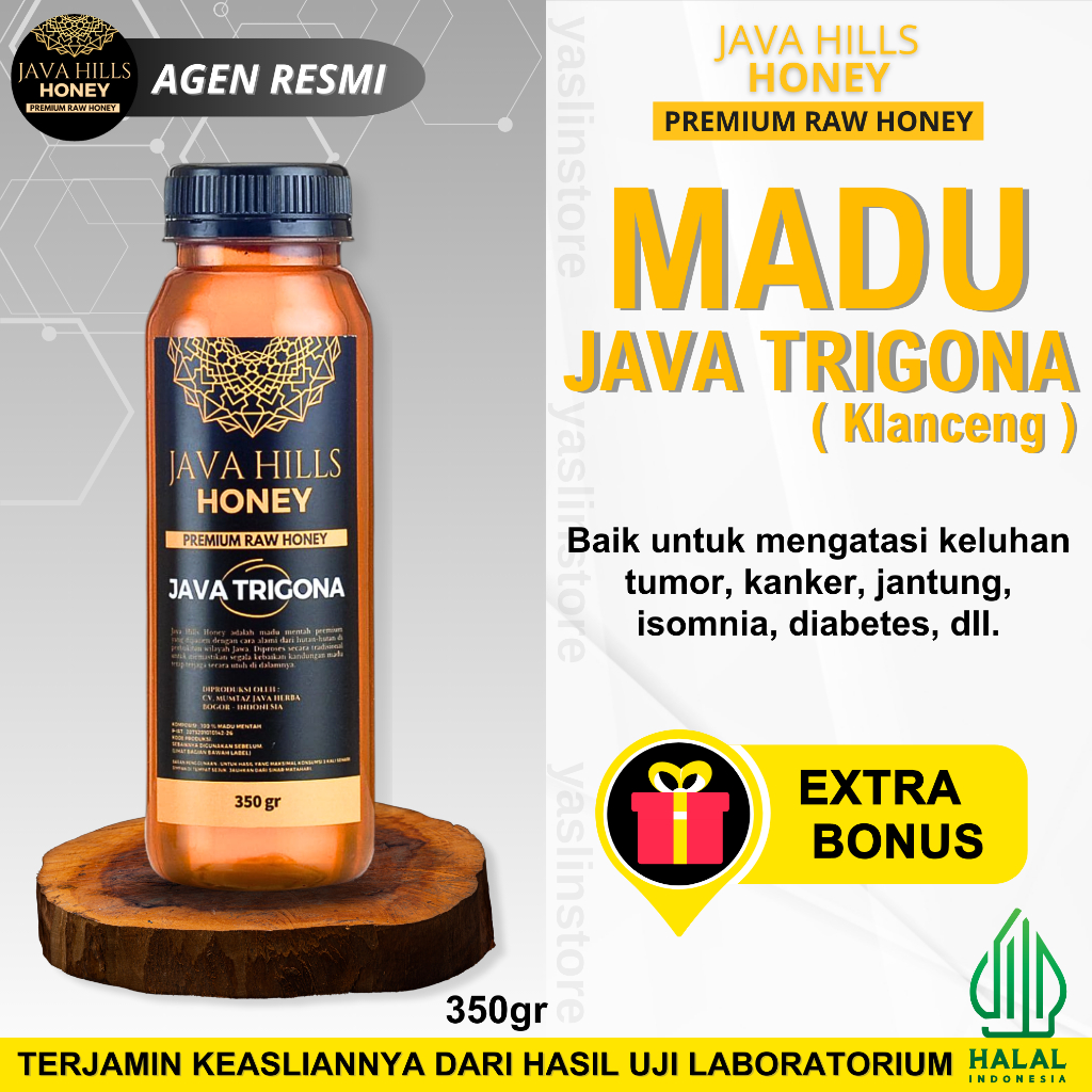 

MADU KLANCENG ASLI MURNI (JAVA TRIGONA) 100% PREMIUM by JAVA HILLS HONEY 330 GRAM