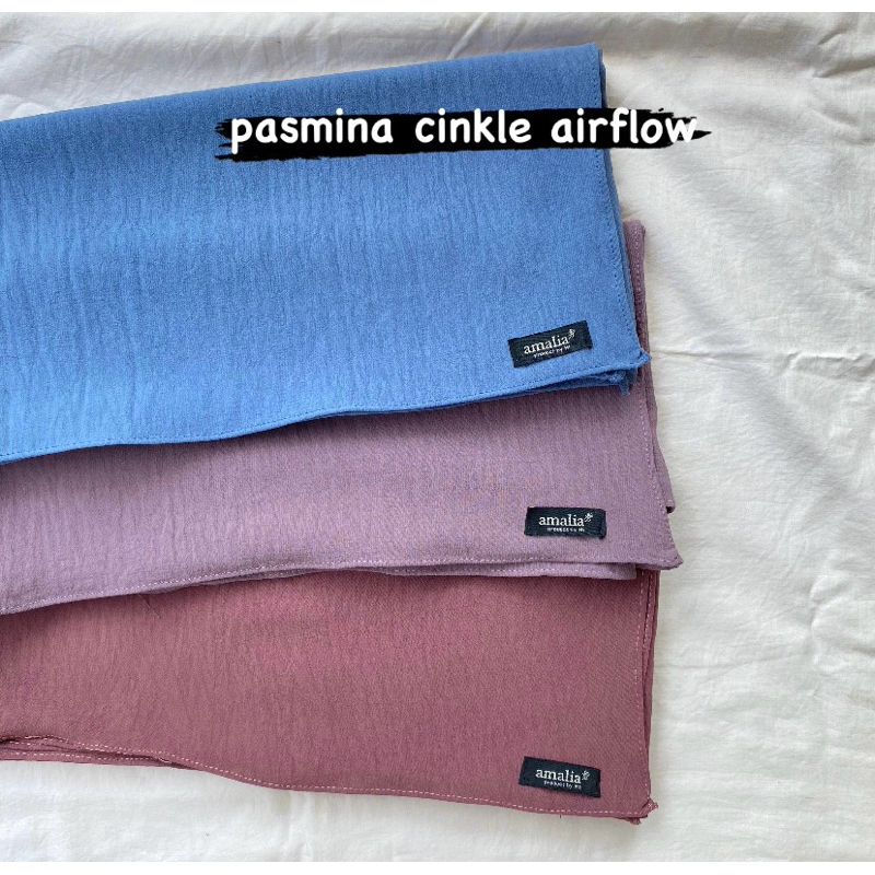 PASHMINA CRINKLE/ crinkle airflow / hjjab crinkle