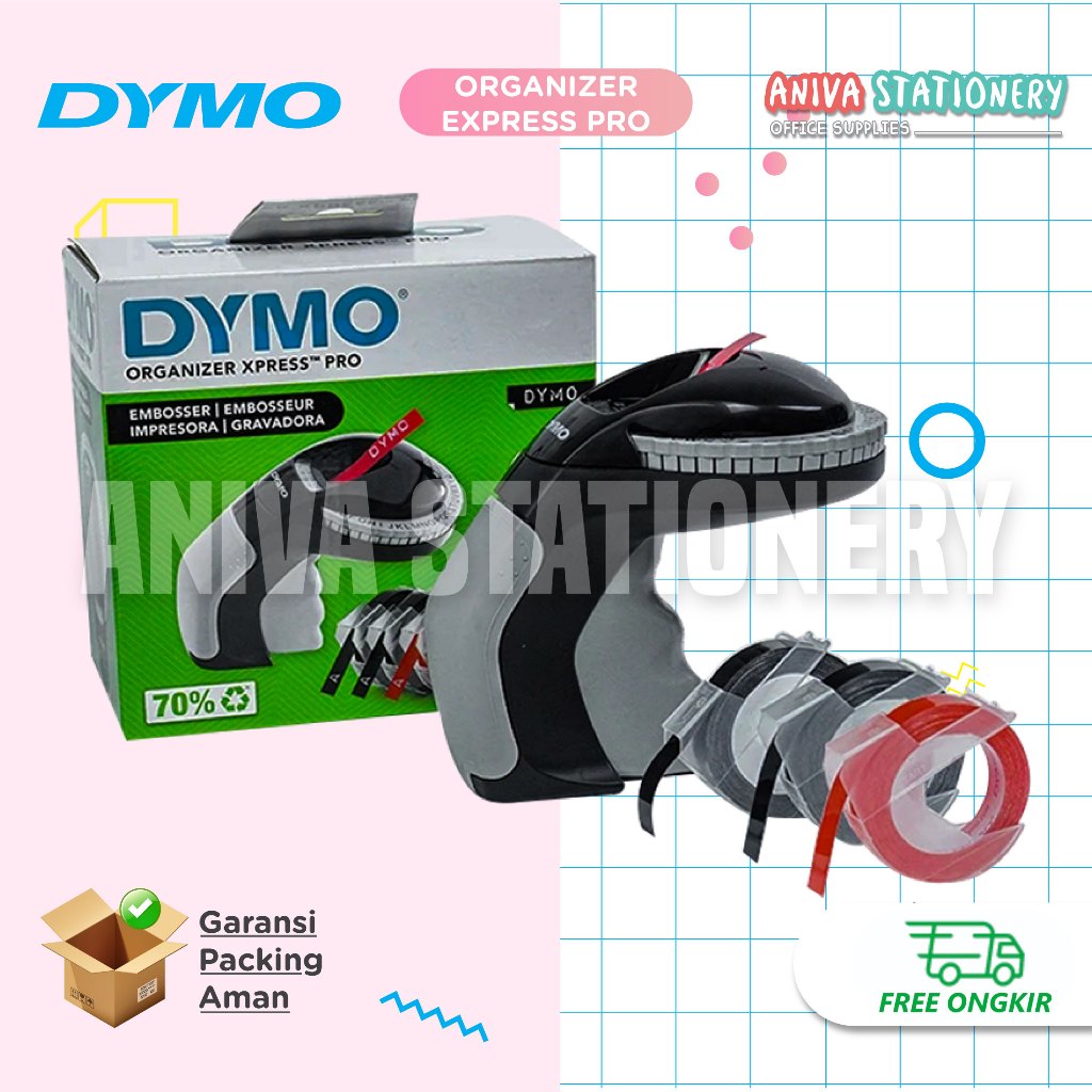 

DYMO OMEGA EMBOSSING LABEL MAKER 3D DYMO 12965 PRO