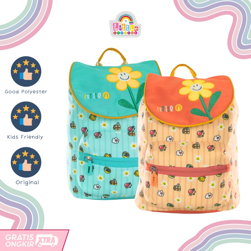 PROMO Little Neosack - Tas Ransel Mini, Backpack mini Tas Anak TK/PAUD/SD - SUNRISE LA80010