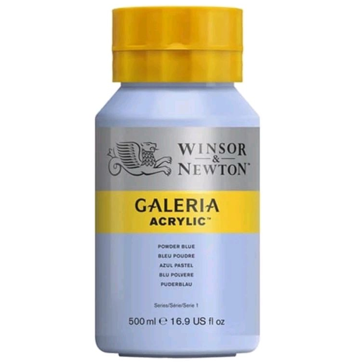 

Galeria Acrylic Colour 500 ml Powder Blue Winsor & Newton