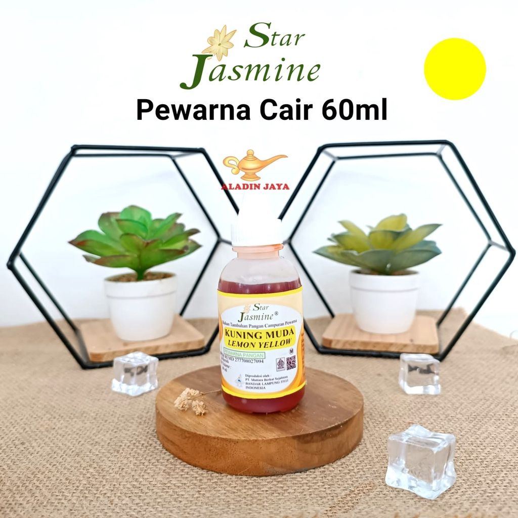 

Star Jasmine Pewarna Kuning Muda (Lemon Yellow) 60 ml