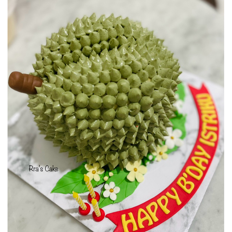 

Cake Bentuk Durian / kue Ulang Tahun Durian