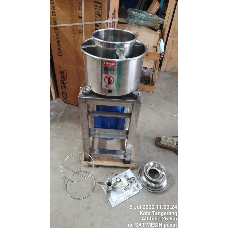 Mesin Pengaduk Adonan Bakso SJ-18 / Pencampur Adonan Bakso / Meat Balls Mixer Getra